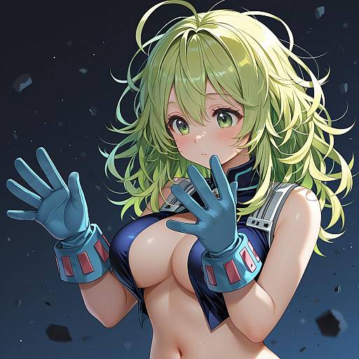 Illustration of Hagakure tooru, boku no hero academia in the style of Kurot