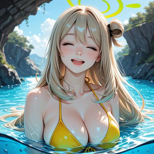 Underwater Bliss with Nonomi in Bikini
