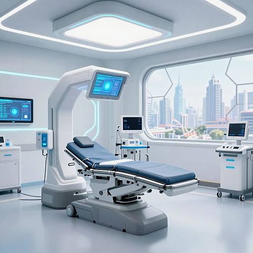 Futuristic Solarpunk Emergency Room