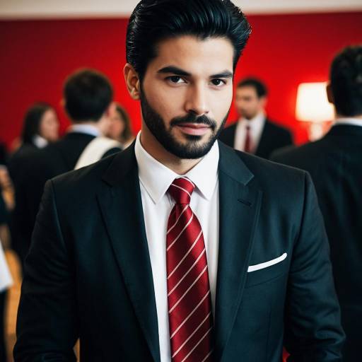 Sophisticated Man in Formal Attire