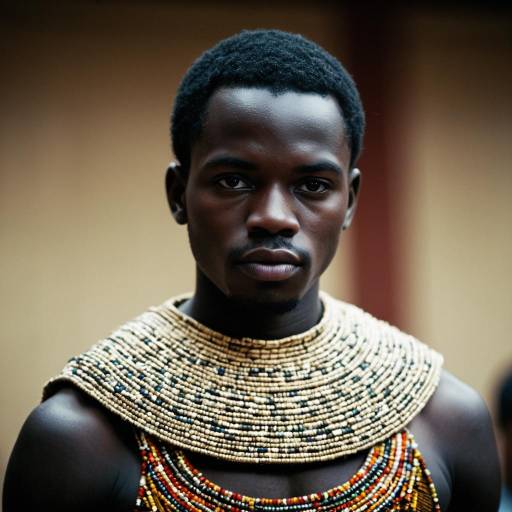 Realistic African Theatre Costume Portrait