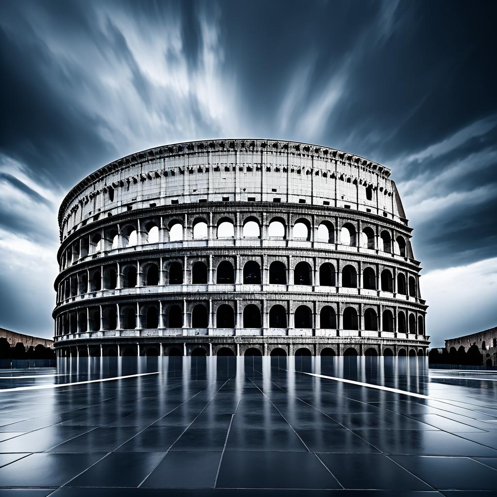 I.M. Pei's Colosseum: A Hyperrealistic Vision