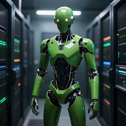 Emerald Android Hacker in Data Center