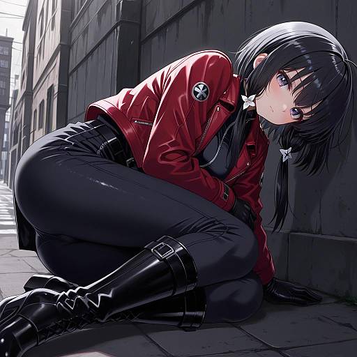 Illustration of Kaneda shoutarou (akira), akira (manga) in the style of Kuhotaka