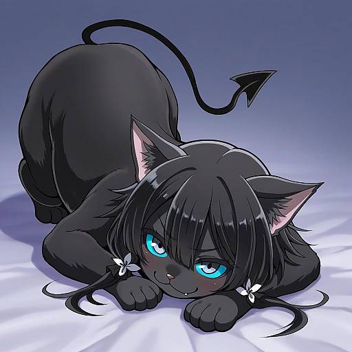 Illustration of Grim (twisted wonderland), twisted wonderland in the style of Shinmon akika