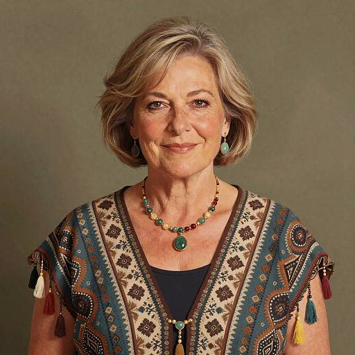 Contemporary Bohemian Grandmother Character Study