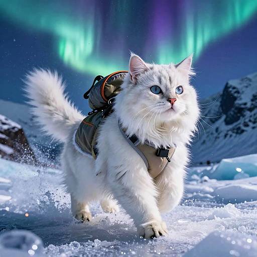 Majestic Norwegian Forest Cat Explorer