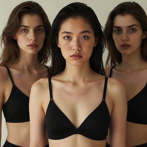 Hyperrealistic Portrait of Asian Woman