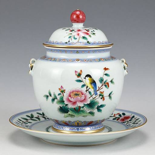 Elegant Hand-Painted Fine China