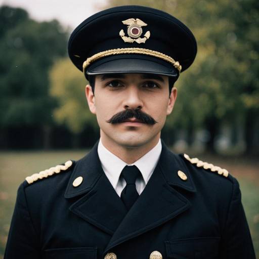 Captain in Military Homemade Costume