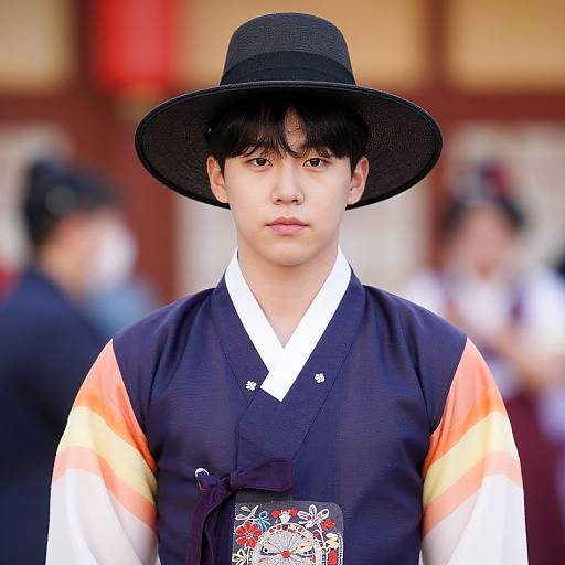 Realistic National Costume Portrait