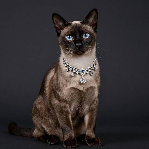 Elegant Portrait of a Singapura Cat