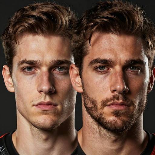 Exaggerated Gigachad Masculine Portraits