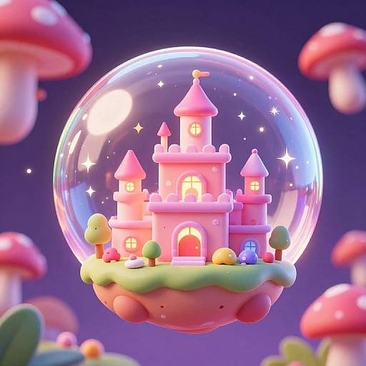 Kawaii Fantasy Roblox Close-Up Scene