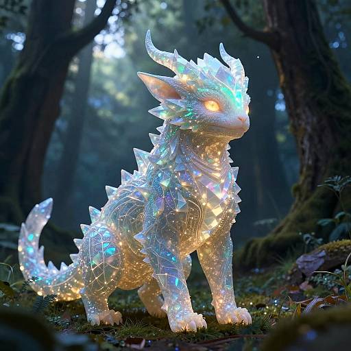 Gemjab Creature in Mystical Forest