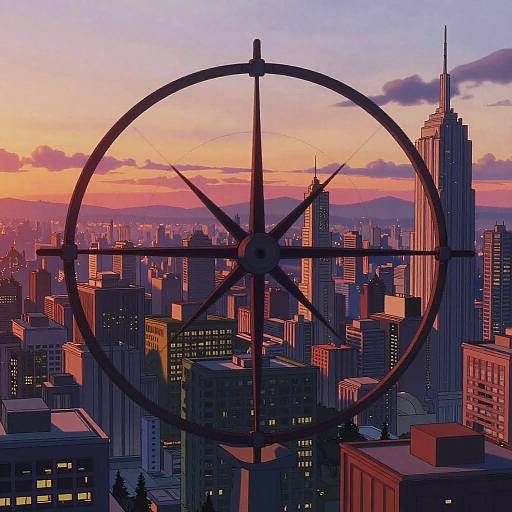 Futuristic Cityscape Auto Rotoscope