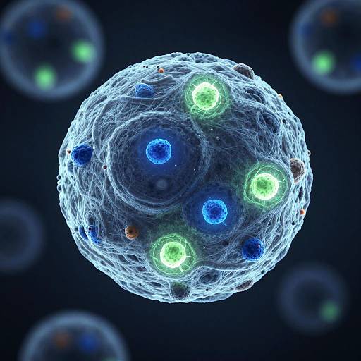 Microscopic Astrocytes with Fluorescent Glow