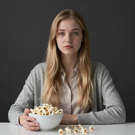 Casual Portrait of a Young Woman