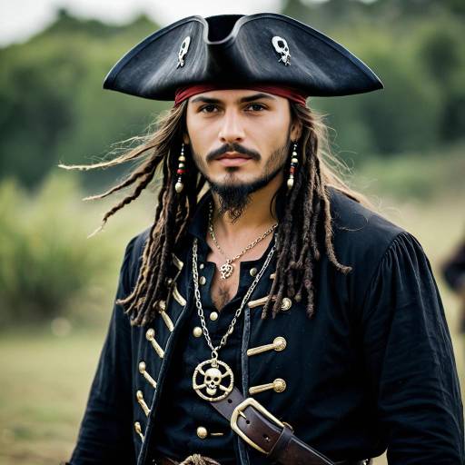Dread Pirate Costume Portrait for Male