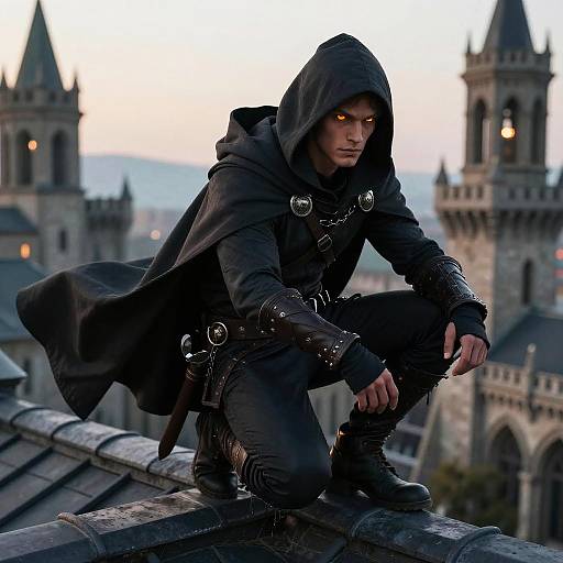 Handsome Goblin Rogue at Dusk
