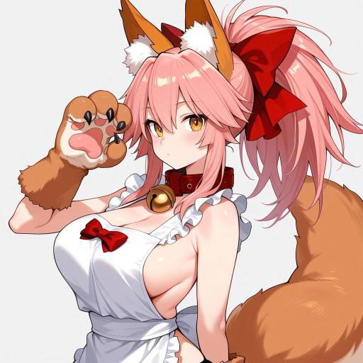 Cute Fox Girl with Animal Features