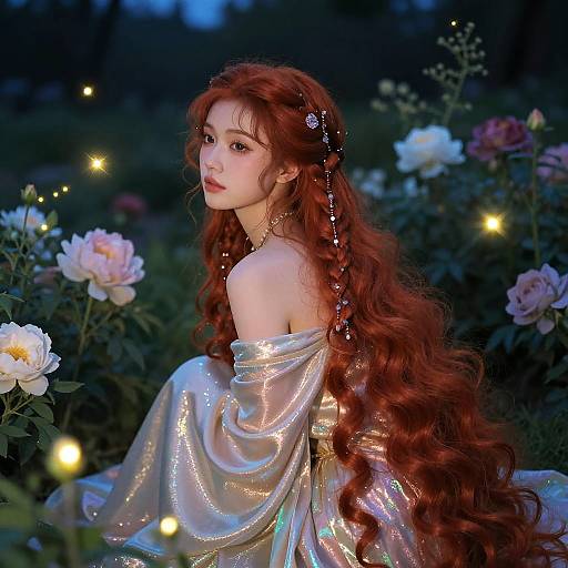 Ginger Princess in Magical Twilight Garden