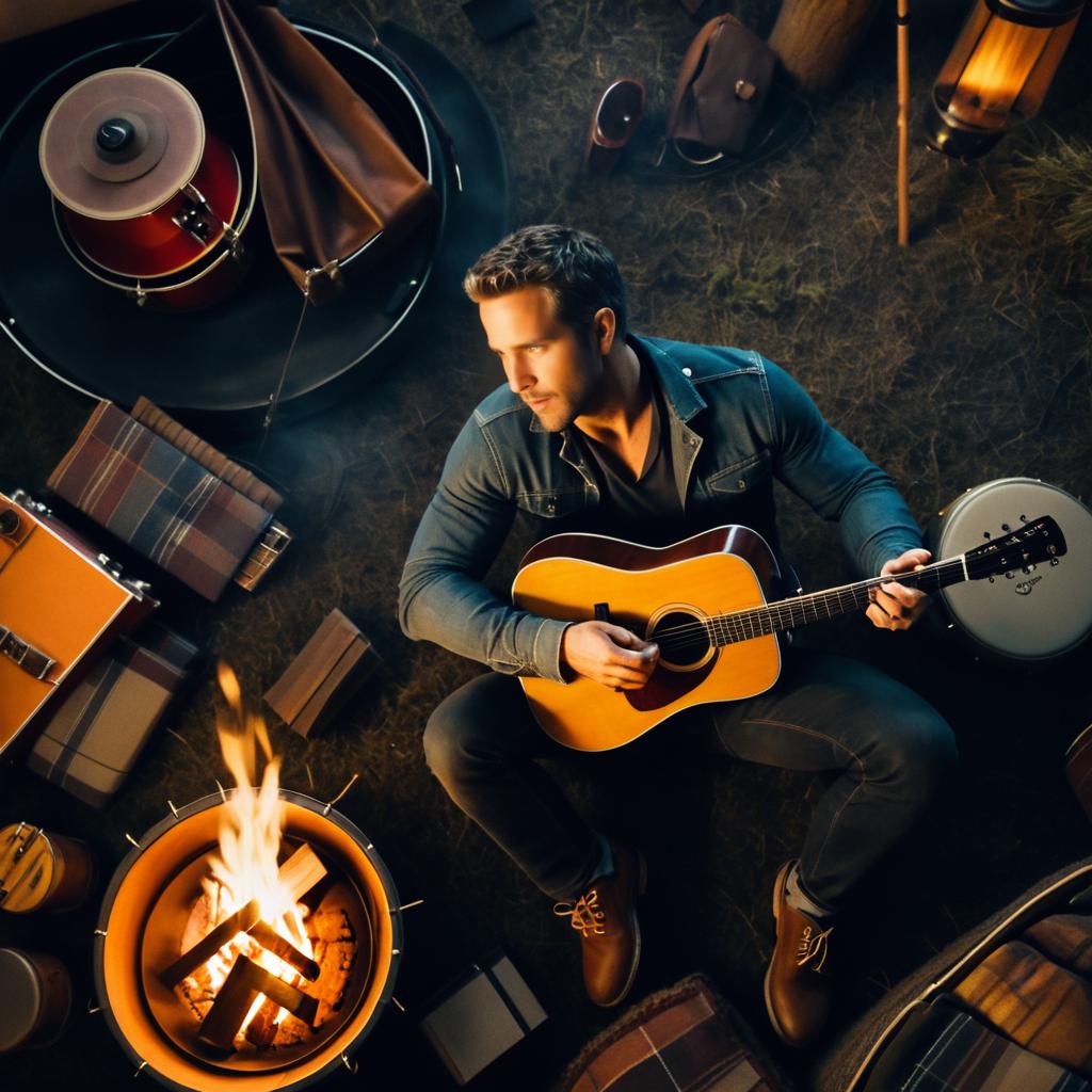 Charming Campfire Scene with Ryan Reynolds