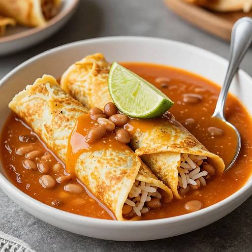 Authentic Puerto Rican Crepes Dish