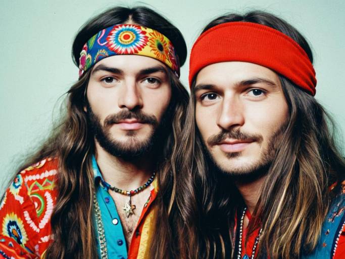 Hippie Face Swap Costume Idea