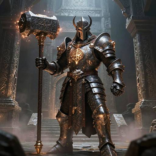 Goliath Rune Knight in Ancient Temple