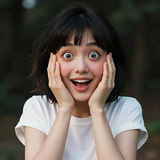 Hyperrealistic Cinematic Rainbow Portrait