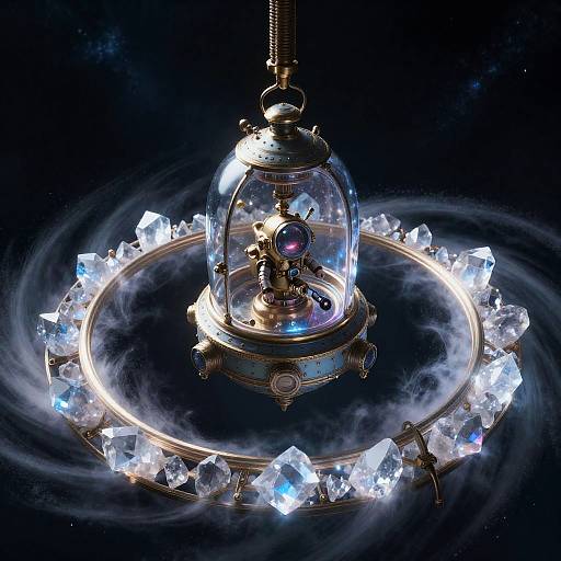 Steam-Powered Diving Bell on Gas Giant