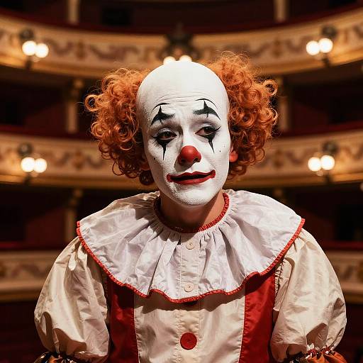 Emotive Pagliacci Clown Portrait