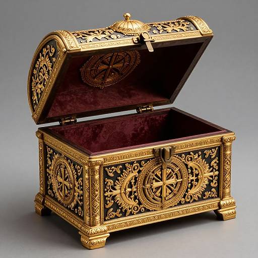 Ancient British Royalty Treasure Chest