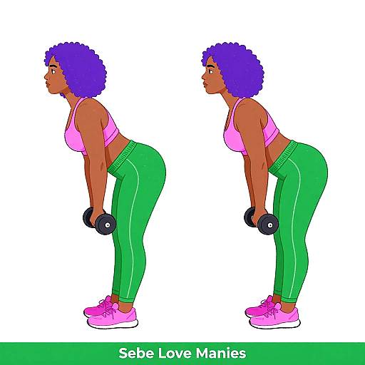 Digital Art of Woman Exercising