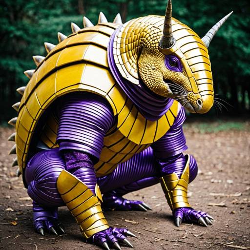 Vibrant Armadillomon Cosplay Costume Design