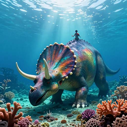 Underwater Dinotopia: Triceratops View