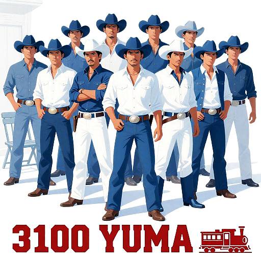 Dynamic Western Movie Poster Art