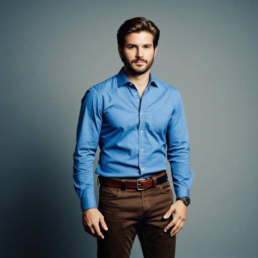 Realistic Portrait of Casual Professional Man