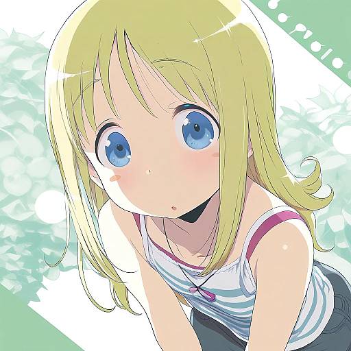 Illustration of Ana coppola, ichigo mashimaro in the style of Makoto daikichi