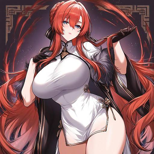 Illustration of Monarch (azur lane), azur lane in the style of Takatsuki ichi