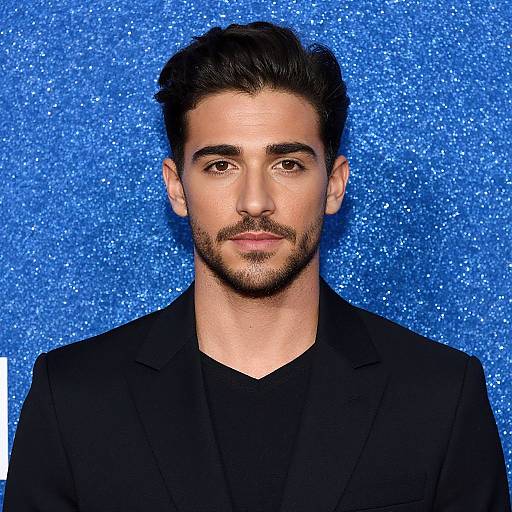 Handsome Young Man in Black Blazer