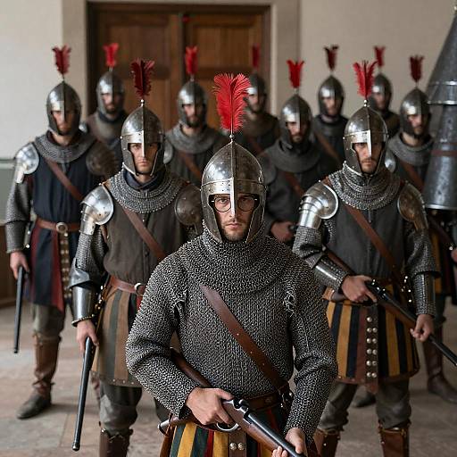 Medieval Warriors: A Serious Standoff