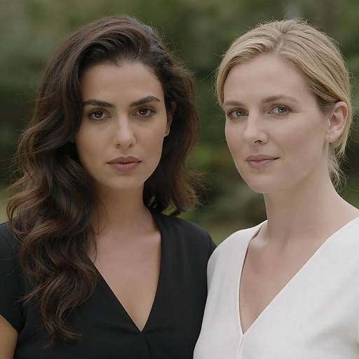 Intimate Outdoor Portrait of Two Women