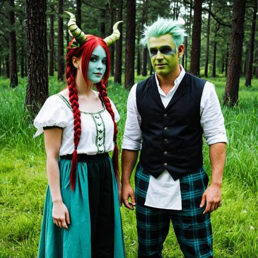 Fantasy Cosplay in Forest Setting