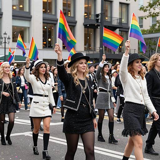 Chanel Pride Parade Celebration