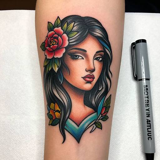 Mother Nature Gel Pen Tattoos