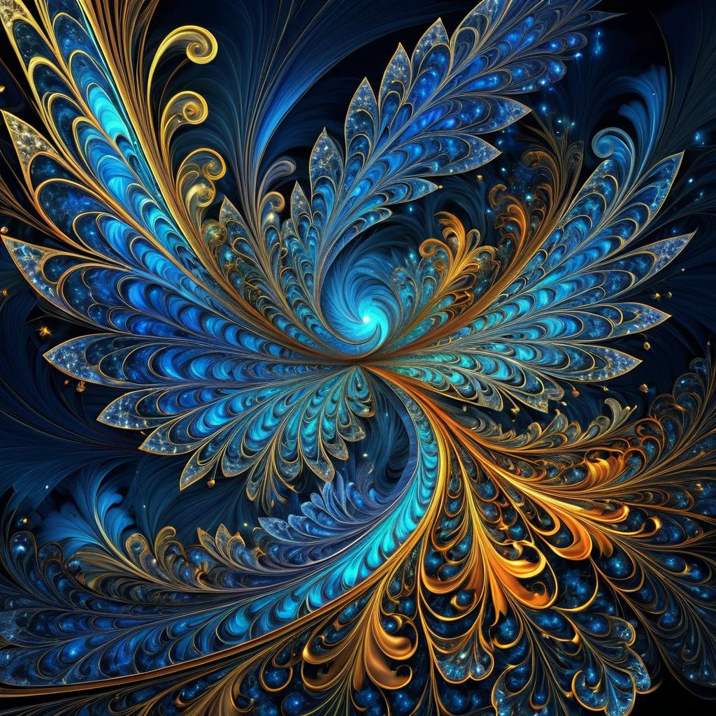 Intricate Fairy Fractal Art Masterpiece