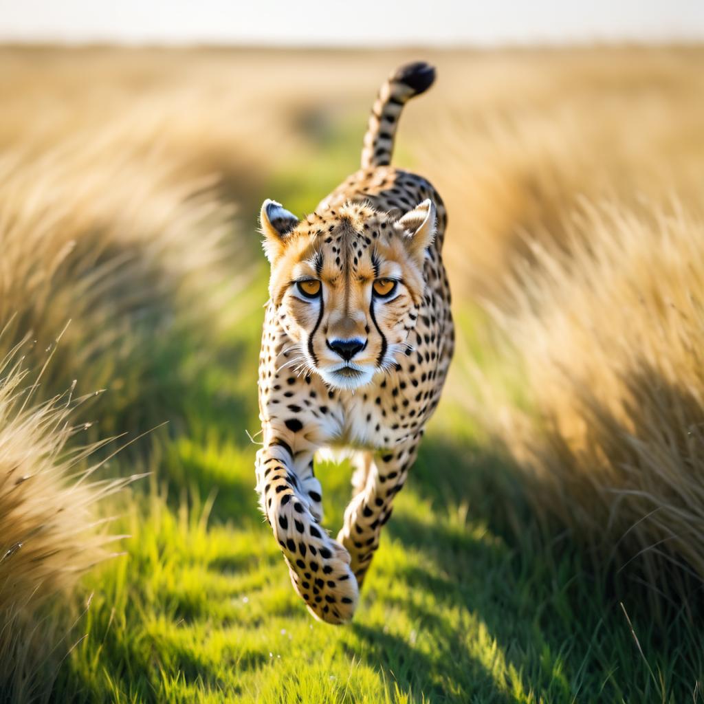 Dynamic GoPro Capture of a Cheetah