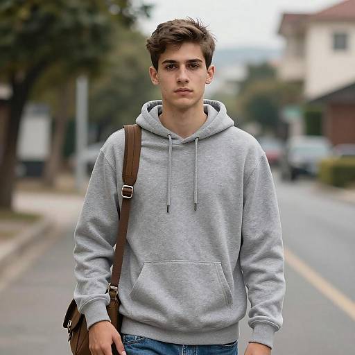 Casual Outdoor Portrait of Young Man